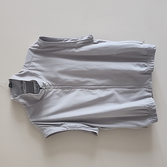 ProQuip WindShield Men's Jacket L Beige Weatherwear Removable Sleeves Full Zip - Picture 3 of 14